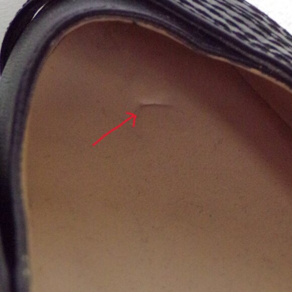 NINE WEST size 6M NW7SPLENDOR black point-toe ballet flats leather uppers - Picture 14 of 16